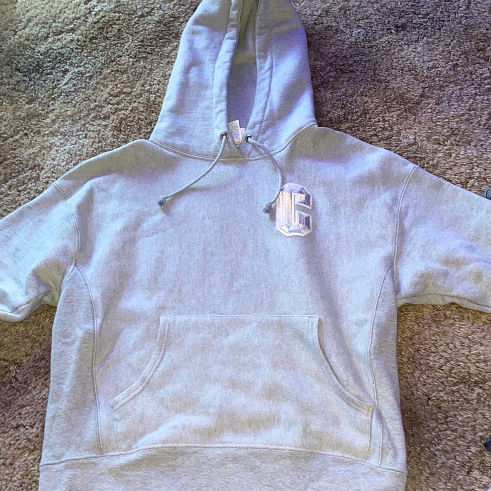 champion hoodie, very thick, comfortable, only worn once, in great condition
